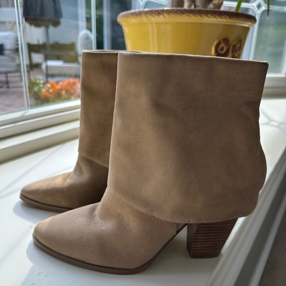SZ 12 Jessica Simpson CAMEL COLOR Ankle Boots - Picture 5 of 5